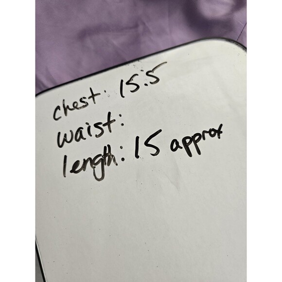 H&M Crop Top Woman's Xs Pastel Purple Lavender Princess Coquette Satin - Picture 7 of 8